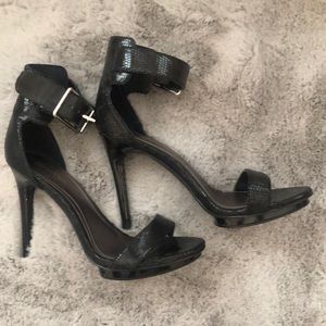 CALVIN KLEIN lizard heels